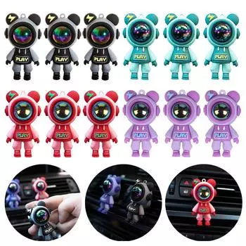 Кондиционер Автомобильный Ароматерапевтический Клип Мультяшный Космонавт Автомобильный Ароматерапевтический Ароматизатор Автомобильный Освежитель Воздуха Аксессуары Для Воздуховода Автомобиля