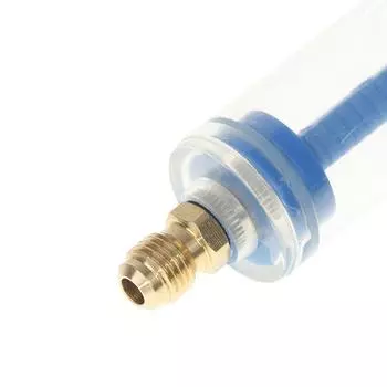 Кондиционер Автомобильный инструмент для впрыска масла для автомобиля 1 унция 1/4 Чистая жидкая масляная охлаждающая жидкость труба для заполнения автомобильного кондиционера