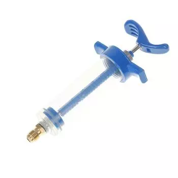 Кондиционер Автомобильный инструмент для впрыска масла для автомобиля 1 унция 1/4 Чистая жидкая масляная охлаждающая жидкость труба для заполнения автомобильного кондиционера синий