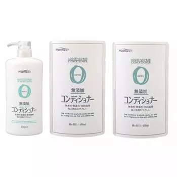 Кондиционер без добавок Kumano Yushi Pharmaact 600 мл + сменный 450 мл x 2