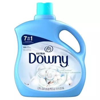 Кондиционер для белья Downy Ultra Cool Cotton Liquid, 150 загрузок, 111 жидких унций (Кондиционер для белья),