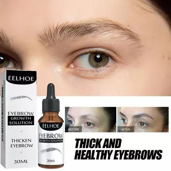 Кондиционер для бровей eelhoe Eyebrow Conditioner Natural Thickness Curl & Lengthen Eyelash & Eyebrow Thickener для мужчин и женщин 30ml