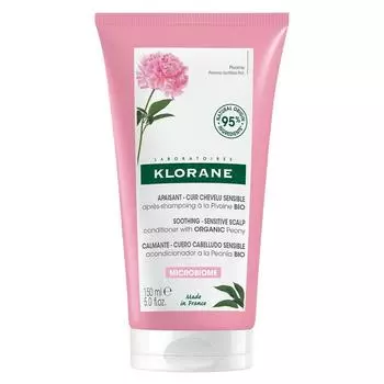 Кондиционер для чувствительной кожи головы Klorane Peony Smoothing, 1 упаковка, 150 мл