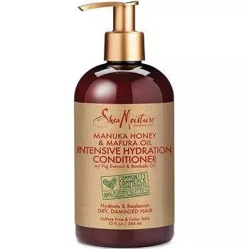 Кондиционер для интенсивного увлажнения Shea Moisture Manuka Honey & Mapura Oil, 384 мл, 1 шт.
