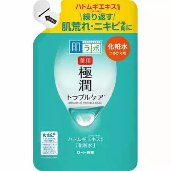 Кондиционер для кожи Hadaken Medicated Gokujun содержит 2 ингредиента x гиалуроновая кислота x сквалан x экстракт ячменя Coix, сменная упаковка 170 мл [квази-лекарство]