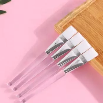 Кондиционер для макияжа Карандаш Удобный Легко чистить Профессиональная эргономика Повторно используемый косметический аксессуар Пластик Грязь Глина Крем Лосьон Маска для лица Кисть чистый