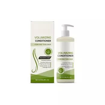 Кондиционер для придания объема и густоты волосам. Разглаживает и увлажняет волосы. Восстанавливает сухие и вьющиеся волосы. Укрепляет и уменьшает выпадение волос. 237 мл One Size белый