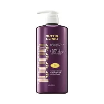Кондиционер для волос Elastin Biotin Clinic Beer Yeast 1000 мл, 1 л, 1 шт.