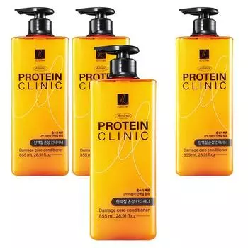 Кондиционер Elastin Amino Protein Clinic Protein Damage Care, 855 мл, 4 шт.
