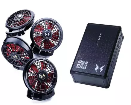 Кондиционер Fujin Clothing 2022 Эксклюзивная модель RD9290J Lithium Ion RD9210H Высокомощный угловой вентилятор, набор, черный, черный, красный вентилятор SUN-S и