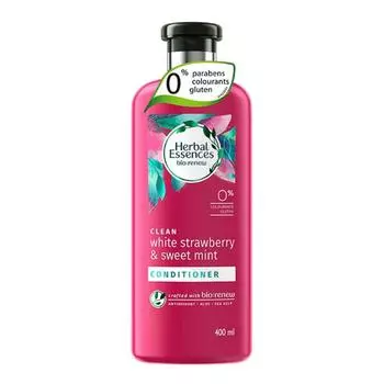 Кондиционер HERBAL ESSENCES Белая клубника и сладкая мята 400 мл. 400 ml.
