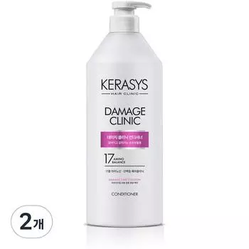 Кондиционер Kerasys Damage Clinic Protein, 980 мл, 2 шт.