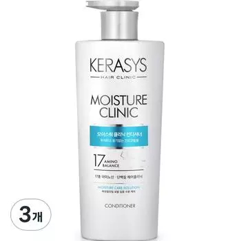 Кондиционер Kerasys Moisture Clinic Protein, 750 мл, 3 шт.