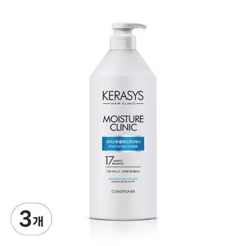 Кондиционер Kerasys Moisture Clinic Protein, 980 мл, 3 шт.