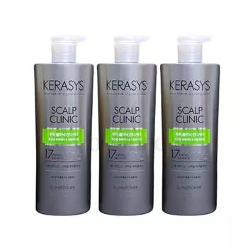 Кондиционер Kerasys Scalp Clinic Protein, 750 мл, 3 шт.