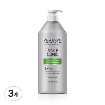 Кондиционер Kerasys Scalp Clinic Protein, 980 мл, 3 шт.
