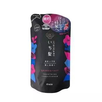 Кондиционер Kracie Ichikami Smooth Care, сменная насадка 340 г