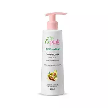 Кондиционер La Pink Olive & Argan с авокадо | Для гладких, блестящих и свободных от пушистости волос | Формула на 100% свободна от микропластика | Все типы волос | 250 мл
