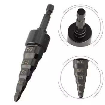 Кондиционер Медный расширитель труб Swaging Drill Set Swage Tube Expander Swaging Tools For HVAC Repair Drill Bit