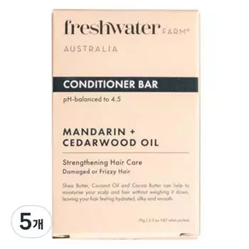 Кондиционер-мыло Fresh Water Farm Mandarin Cedarwood, 70 г, 5 шт.