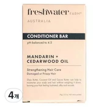 Кондиционер-мыло Fresh Water Farm Mandarin Cedarwood, 70 г, 4 шт.