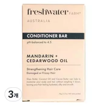 Кондиционер-мыло Fresh Water Farm Mandarin Cedarwood, 70 г, 3 шт.