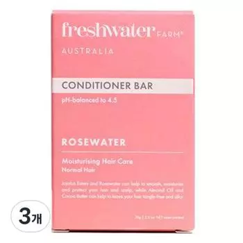 Кондиционер-мыло Fresh Water Farm Rose Water, 70 г, 3 шт.