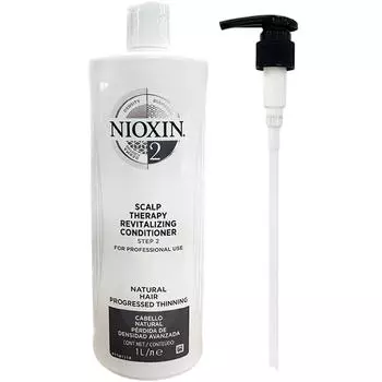Кондиционер Nioxin 3D Care System Scalp Therapy для обычных волос №2 + дозатор, 1000 мл, 1 шт.