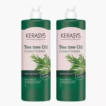 Кондиционер с маслом чайного дерева Kerasys, 1 л, 2 шт.
