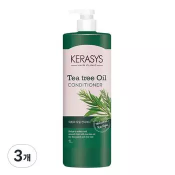 Кондиционер с маслом чайного дерева Kerasys, 1 л, 3 шт.
