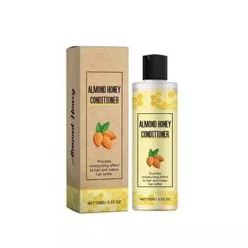 Кондиционер с медом эффективно питает волосы и подходит для всех типов волос.. Продолжительное использование восстанавливает здоровье волос жёлтый