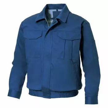 Кондиционирование воздуха Одежда Фудзин Рабочая блуза с длинным рукавом Толстая рабочая одежда для сварки и огня Тяжелая с наклейкой Темная (Только одежда) KU90600, 100%