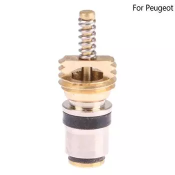 Кондиционирование воздуха Зарядка холодной среды интерфейс клапан сердечник для кондиционера воздуха клапан сердечник серебряный