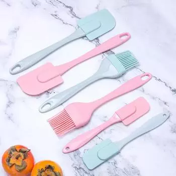 Кондитерские изделия и принадлежности для выпечки Масло Силиконовые инструменты Кухонные гаджеты своими руками Лопатка Кисть Кухонный набор Масло Антипригарное покрытие Формы для выпечки тортов