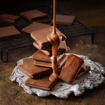 Кондитерские изделия Kobe Langue de Chat Milk Chocolate 9 Pieces Популярный заказ Печенье Шоколад в индивидуальной упаковке Сувенир Подарочный подарок Конфеты Элегантный