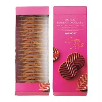 Кондитерские изделия Royce Hokkaido Pure Chocolate Creamy Milk 20 шт. 100 г 1 коробка [ROYCE ]