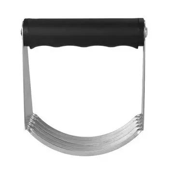 Кондитерский нож из нержавеющей стали Профессиональный блендер для теста с эргономичной ручкой Сверхпрочный инструмент для нарезки масла и теста для печенья, пирогов