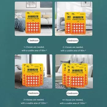 Конец гнезда тараканов, клей для ловли тараканов, наклейка-приманка, ловушки для тараканов, нетоксичный инструмент для борьбы с вредителями на кухне и в спальне