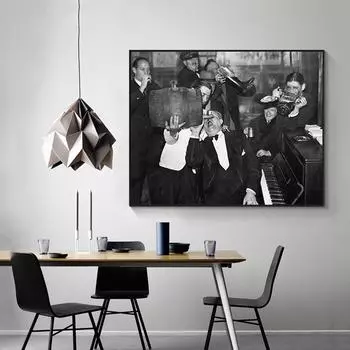 Конец запрета, винтажное фото, настенный холст с принтом, художественный постер, черно-белое изображение с пивом для гостиной, домашний декор, Cuadros 21x30cm No Framed