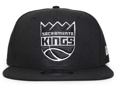 КОНФЕРЕНЦИЯ НБА [Новая Эра] [ЗАПАДНАЯ КОМАНДА-БАЗОВАЯ КРОССОВКА/BLK-WHT] (Сакраменто Кингз) [Элемент]