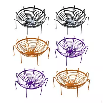 Конфетница Пасхальный аксессуар Корзина Различные Снеки Овощи Картофель Хэллоуин Паутина Фрукты 6pcs