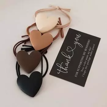 конфетного цвета в форме сердца милая резинка для волос 4шт хаки Разноцветные эластичные резинки для волос с сердечками для женщин девочек резинки для волос