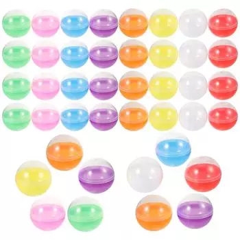 Конфетный автомат 50 шт. Цветные полупрозрачные оболочки для торговых наполнителей Gumball