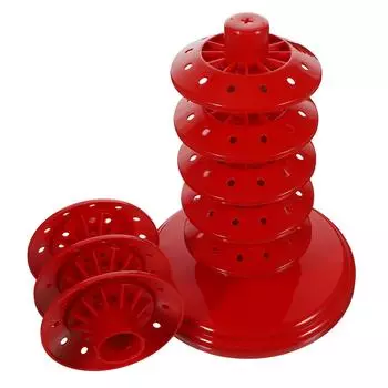 Конфетный столик с дисплеем Lollypop Подставка для леденцов Шашлычки для гриля Десерт Отец красный