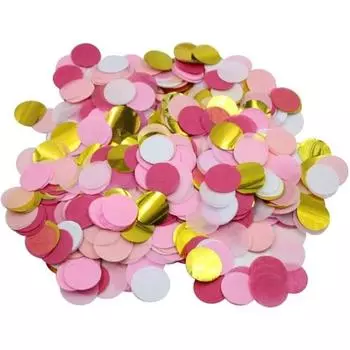 Конфетти Push Pop Красочные контейнеры Посыпьте конфетти Бумажные хлопушки, 2 шт для Выпускной Свадьба День рождения Вечеринка Свадебный Юбилей Сувениры Принадлежности розовый