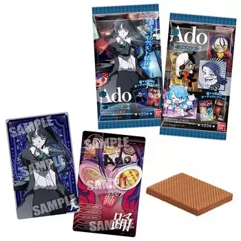 Конфеты BANDAI Ado Wafers (20 штук) игрушки/вафли (выпечка сладостей) (Адо)
