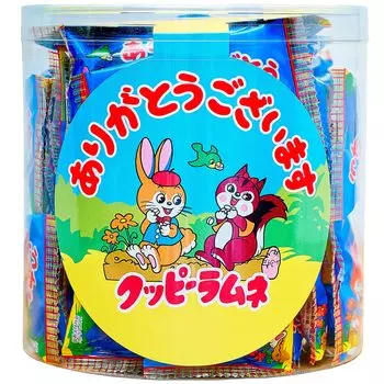 Конфеты для выхода на пенсию Mai Gum Kobo Thank You Cuppy Ramune Bottle 40 Конфеты для выхода на пенсию Конфеты Kakudai Seika Ассортимент Большой размер Спасибо (450г/шт.)