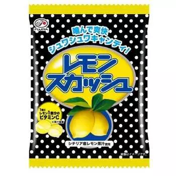 Конфеты Fujiya Lemon Squash Candy Pack 72gХарактеристикиОсвежающие конфеты со вкусом лимона и шипучим вкусомХарактеристикиОсвежающие конфеты со вкусом лимона и шипучим вкусом 1