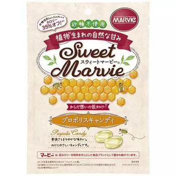 Конфеты HABA Sweet Marby Propolis Candy 49 гЛеденцы без сахара с прополисом изготовлены с использованием натуральной сладости. Конфеты без сахара с прополисом изготовлены с использованием натуральной сладости. 1
