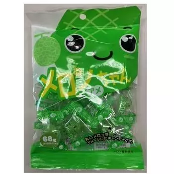 Конфеты Kawaguchi Seika Melon Candy 68 г Конфеты Melon Candy — это небольшие конфеты, напоминающие круглую дыню. Конфеты Melon Candy — это небольшие конфеты, напоминающие круглую дыню. 1